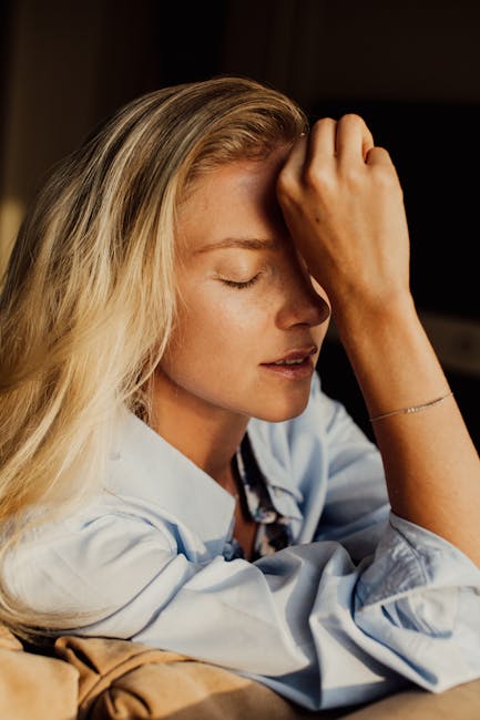 Person feeling relaxed and focused in a calm and comfortable personal space